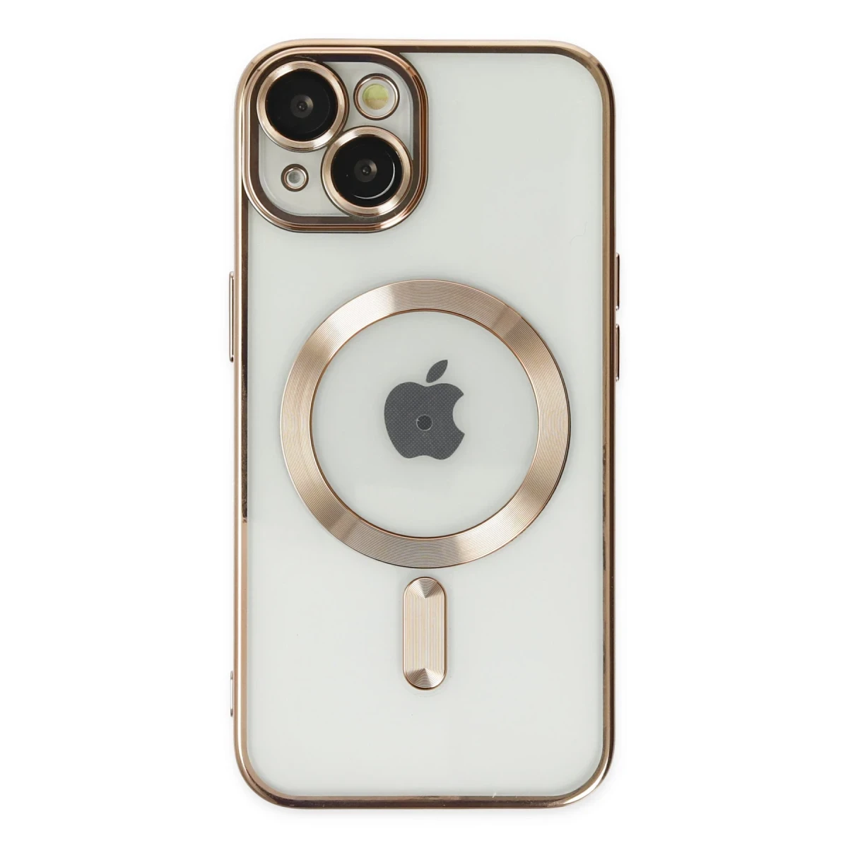 Apple iPhone 14 Plus Kılıf Kross Magneticsafe Kapak - Gold