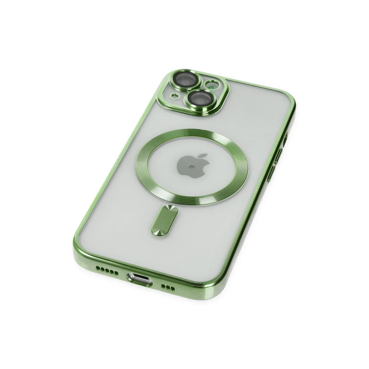 Apple iPhone 14 Plus Kılıf Kross Magneticsafe Kapak - Koyu Yeşil