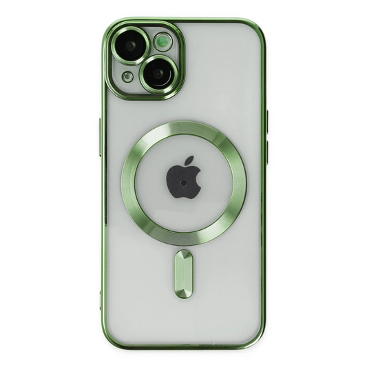 Apple iPhone 14 Plus Kılıf Kross Magneticsafe Kapak - Koyu Yeşil