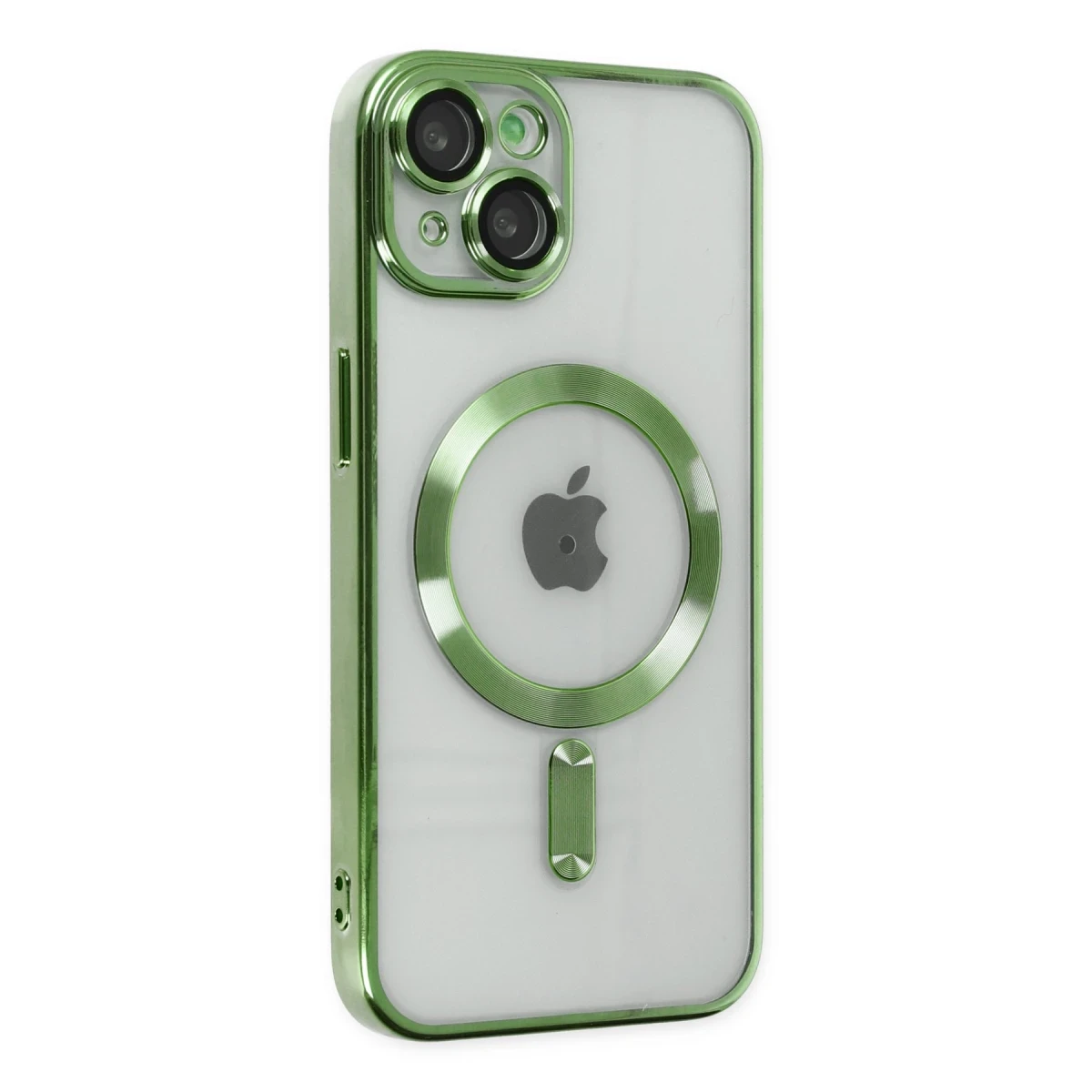 Apple iPhone 14 Plus Kılıf Kross Magneticsafe Kapak - Koyu Yeşil