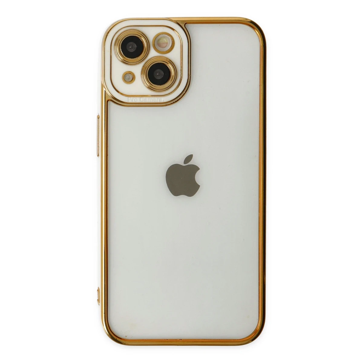 Apple iPhone 14 Plus Kılıf Liva Lens Silikon - Beyaz