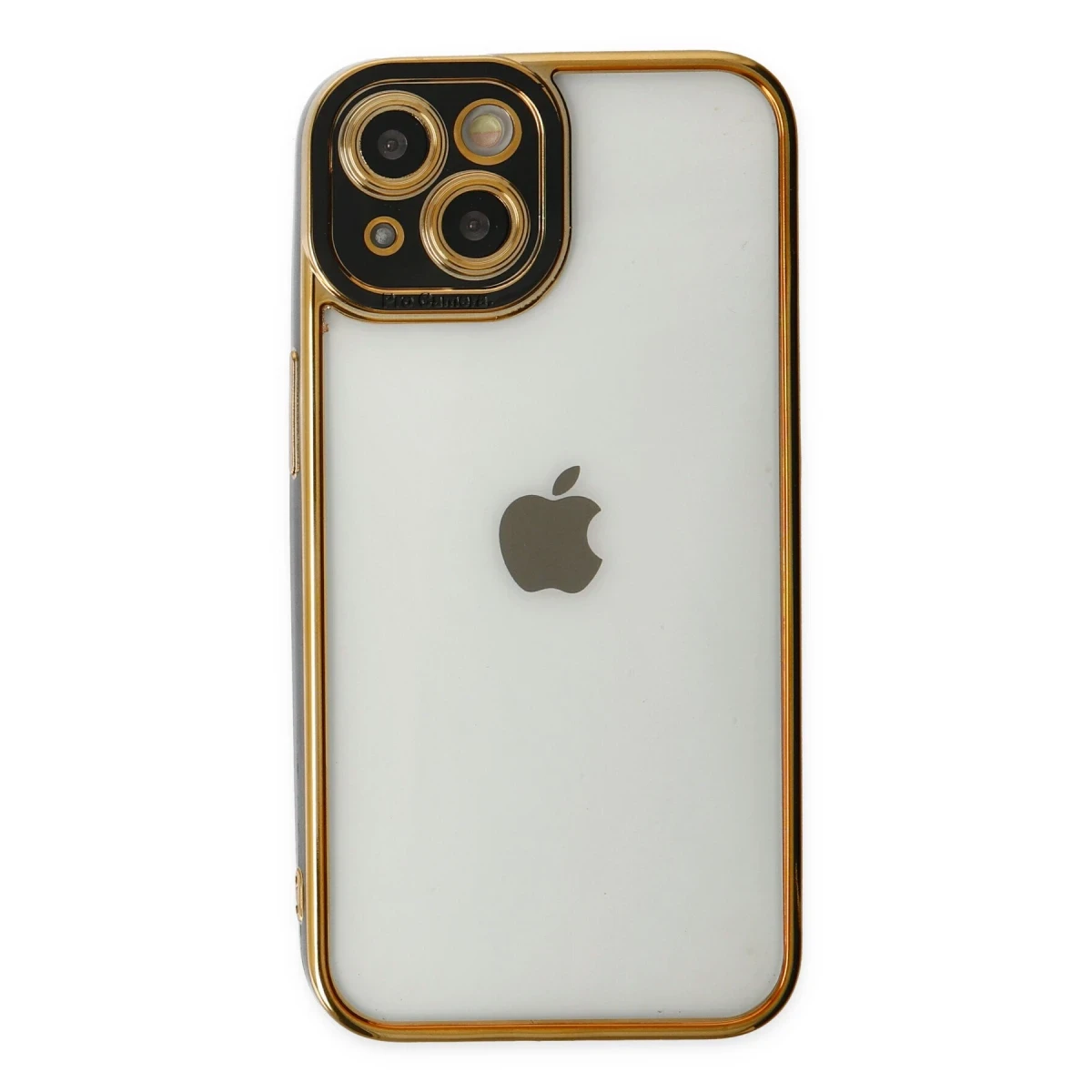 Apple iPhone 14 Plus Kılıf Liva Lens Silikon - Siyah