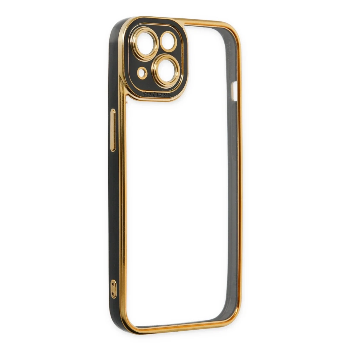 Apple iPhone 14 Plus Kılıf Liva Lens Silikon - Siyah