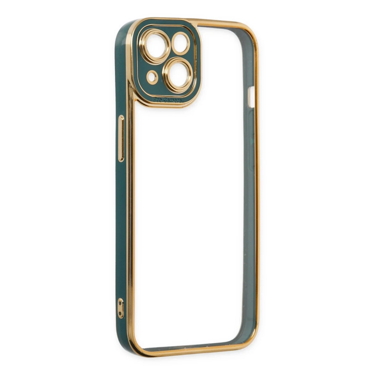 Apple iPhone 14 Plus Kılıf Liva Lens Silikon - Yeşil