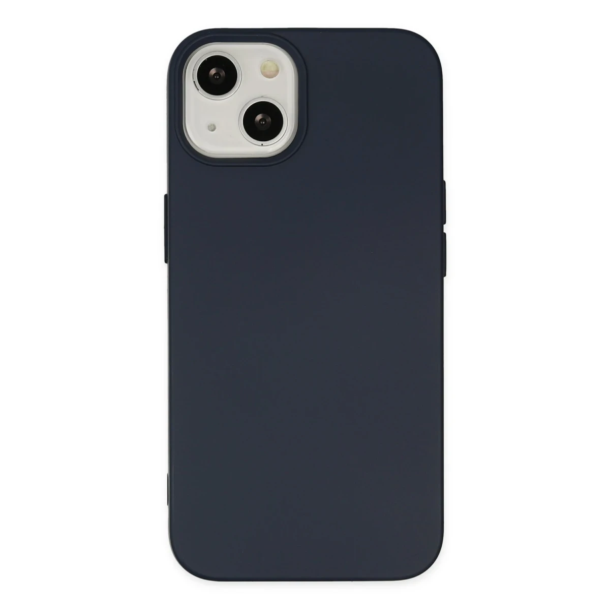 Apple iPhone 14 Plus Kılıf Nano içi Kadife Silikon - Lacivert