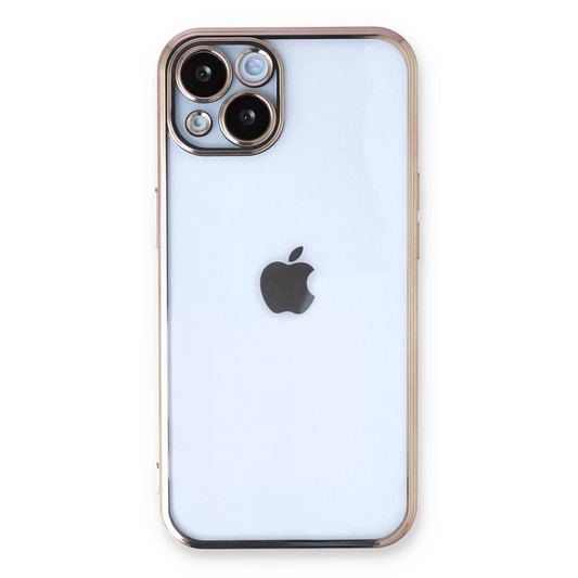 Apple iPhone 14 Plus Kılıf Razer Lensli Silikon - Gold