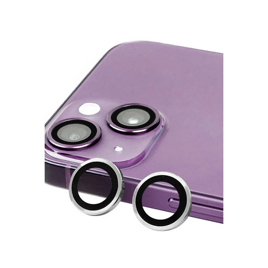 Apple iPhone 14 Plus Raze Metal Kamera Lens - Gümüş