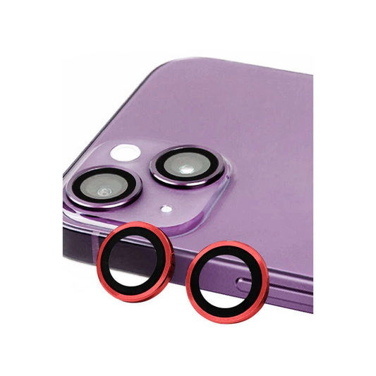 Apple iPhone 14 Plus Raze Metal Kamera Lens - Kırmızı