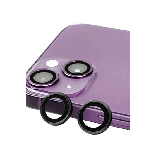 Apple iPhone 14 Plus Raze Metal Kamera Lens - Siyah