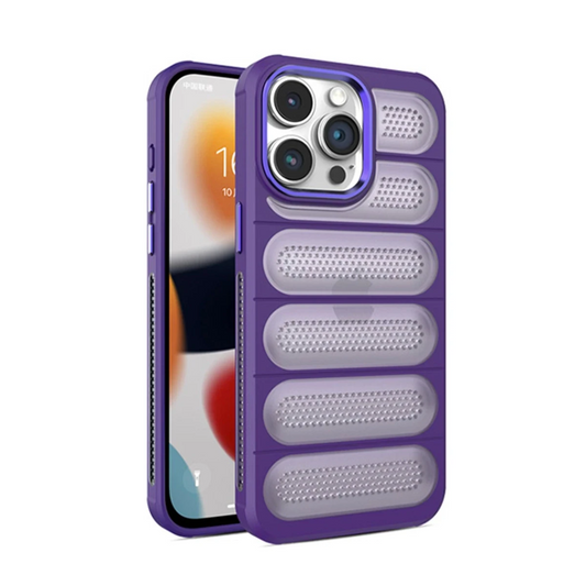 Apple iPhone 14 Pro Kılıf Airmax Silikon Kapak - Derin Mor