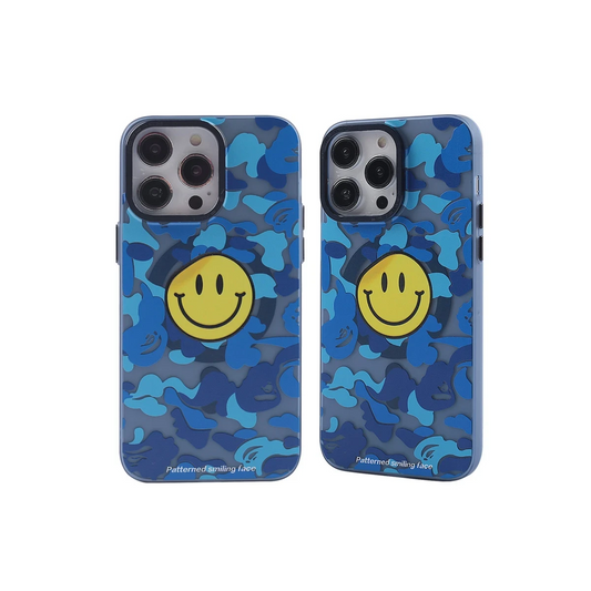 Apple iPhone 14 Pro Kılıf Apollo Magneticsafe Desenli Kapak - Apollo Mavi - 1