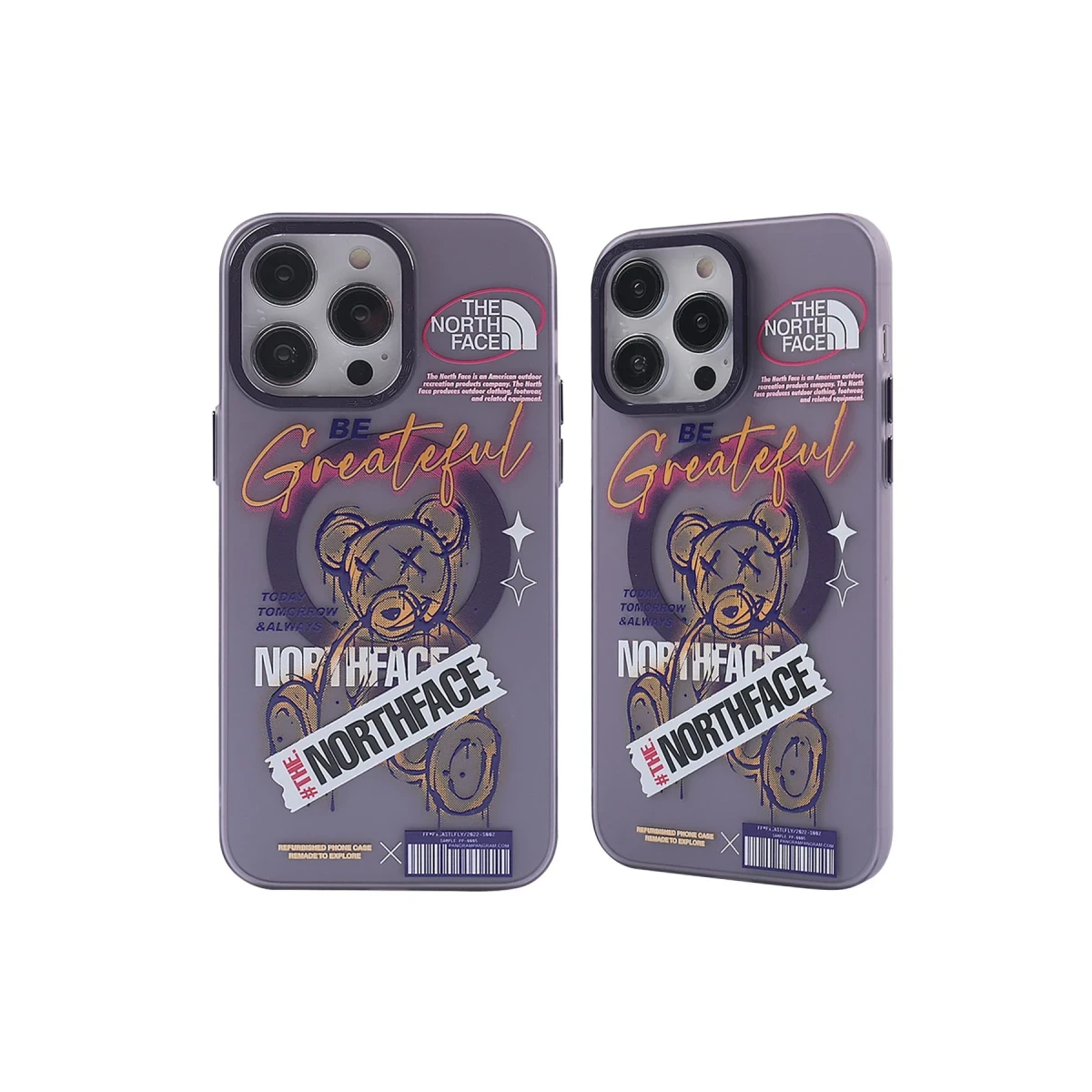 Apple iPhone 14 Pro Kılıf Apollo Magneticsafe Desenli Kapak - Apollo Mor - 2