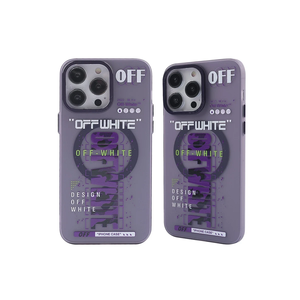 Apple iPhone 14 Pro Kılıf Apollo Magneticsafe Desenli Kapak - Apollo Mor - 3