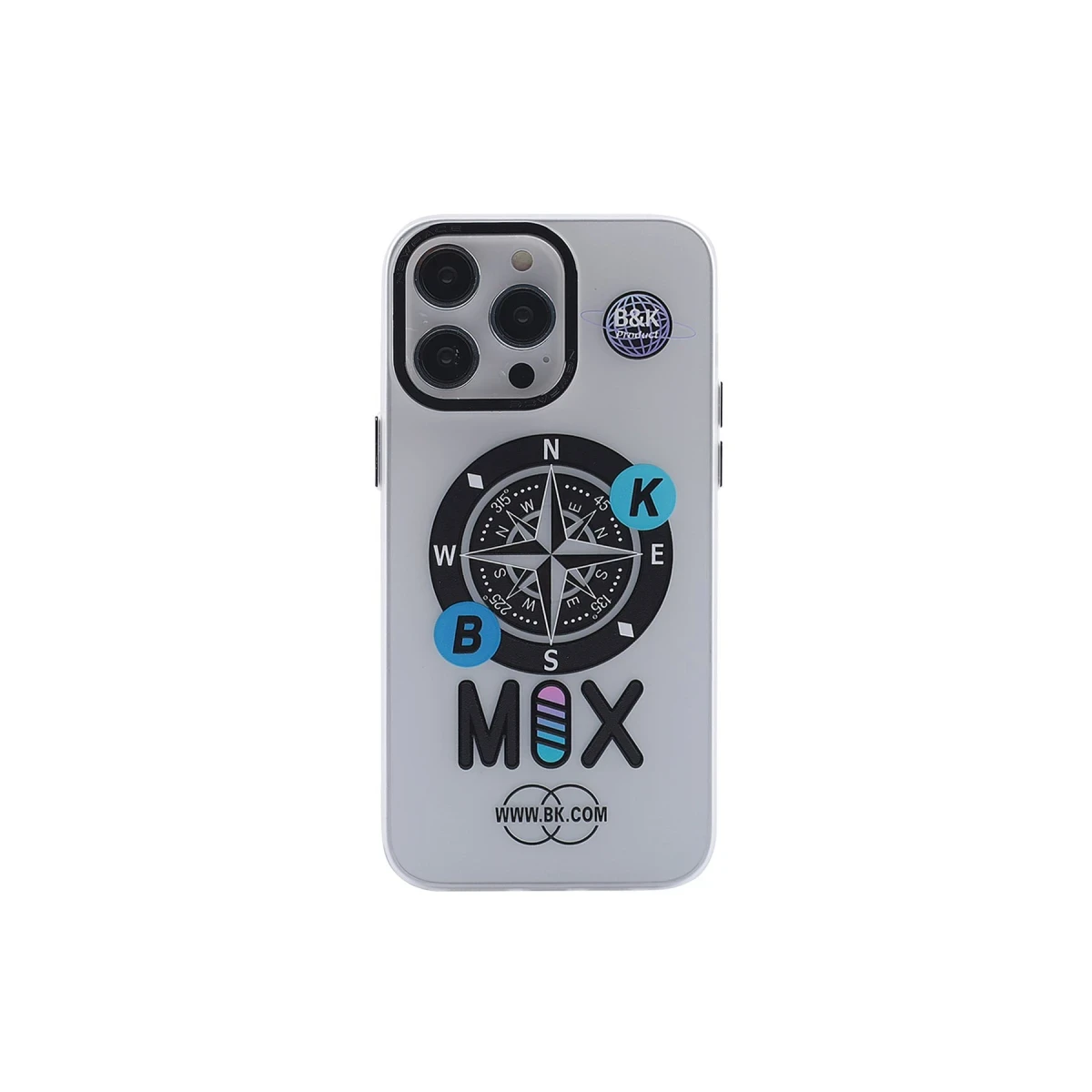 Apple iPhone 14 Pro Kılıf Apollo Magneticsafe Desenli Kapak - Apollo Şeffaf - 3