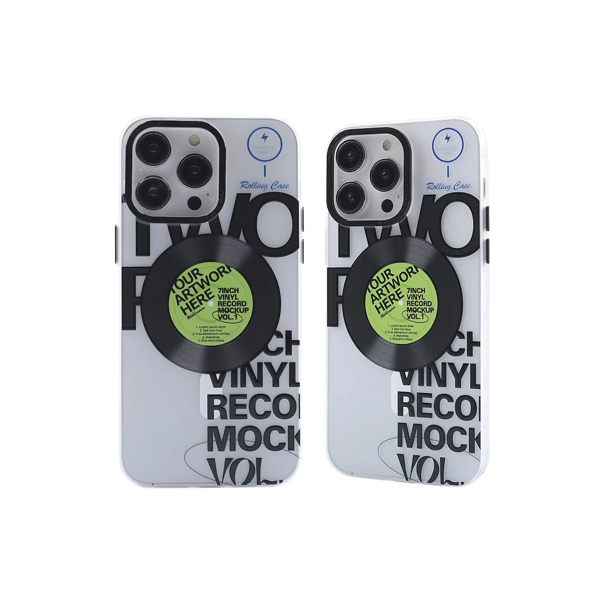 Apple iPhone 14 Pro Kılıf Apollo Magneticsafe Desenli Kapak - Apollo Şeffaf - 5