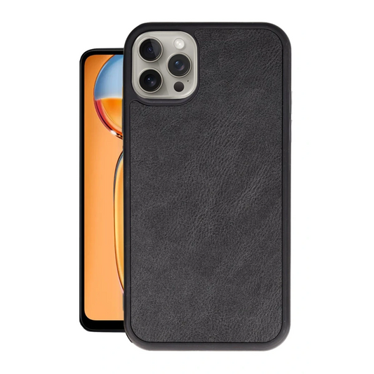 Apple iPhone 14 Pro Kılıf Aras Deri Kapak - Siyah
