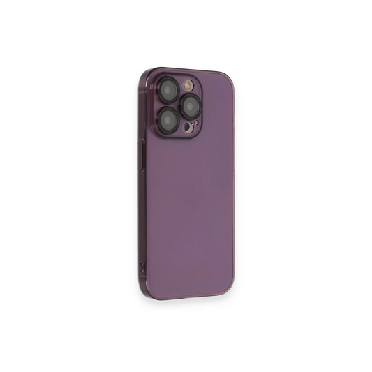 Apple iPhone 14 Pro Kılıf Armada Lensli Kapak - Derin Mor