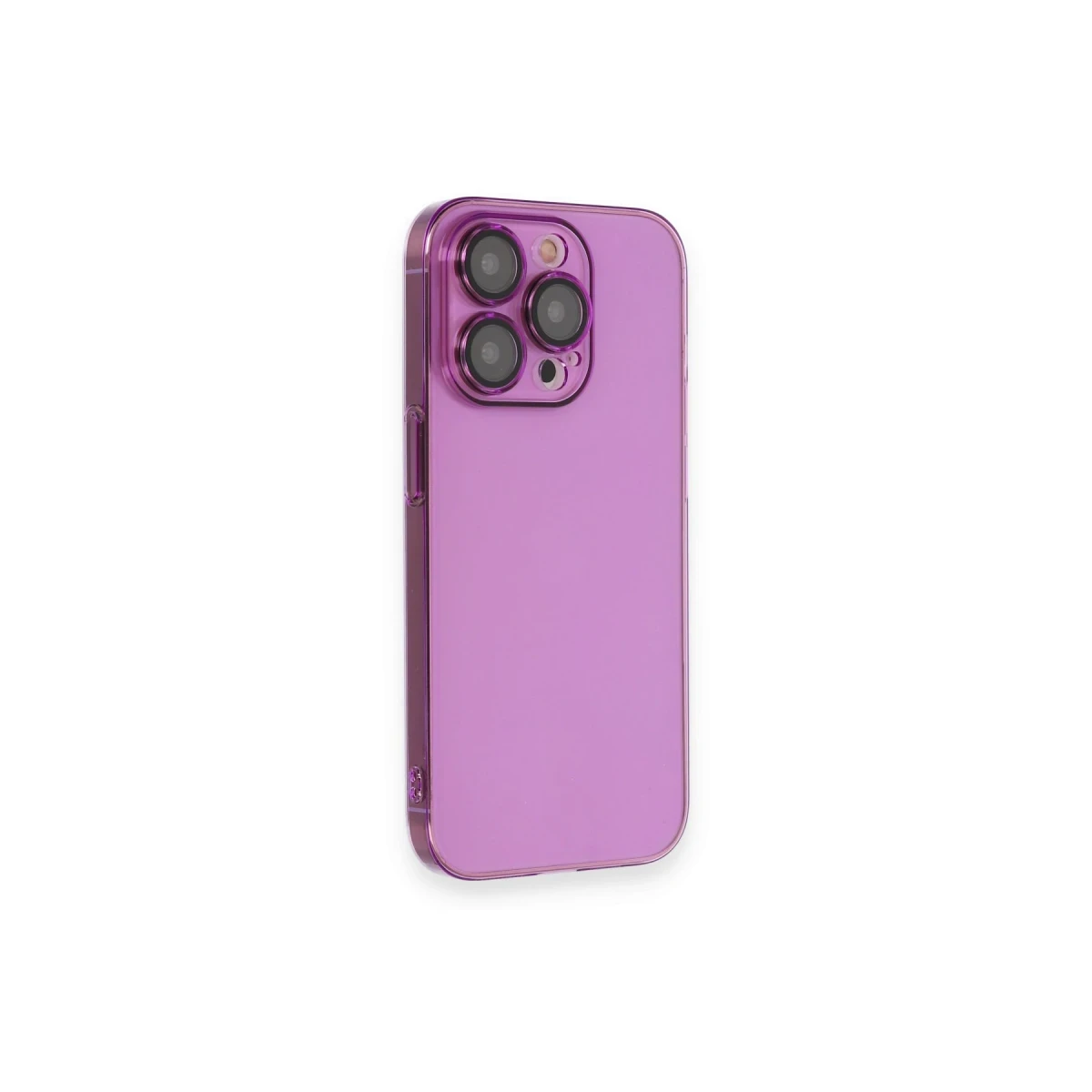Apple iPhone 14 Pro Kılıf Armada Lensli Kapak - Mor