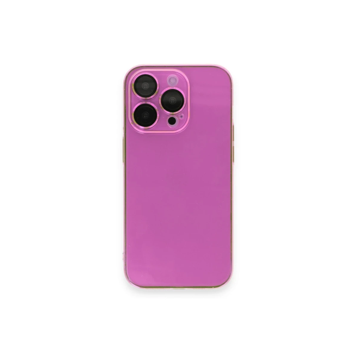 Apple iPhone 14 Pro Kılıf Armada Lensli Kapak - Pembe