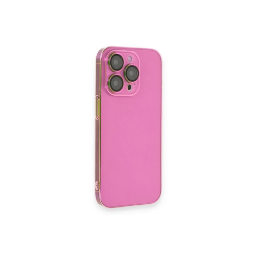 Apple iPhone 14 Pro Kılıf Armada Lensli Kapak - Pembe