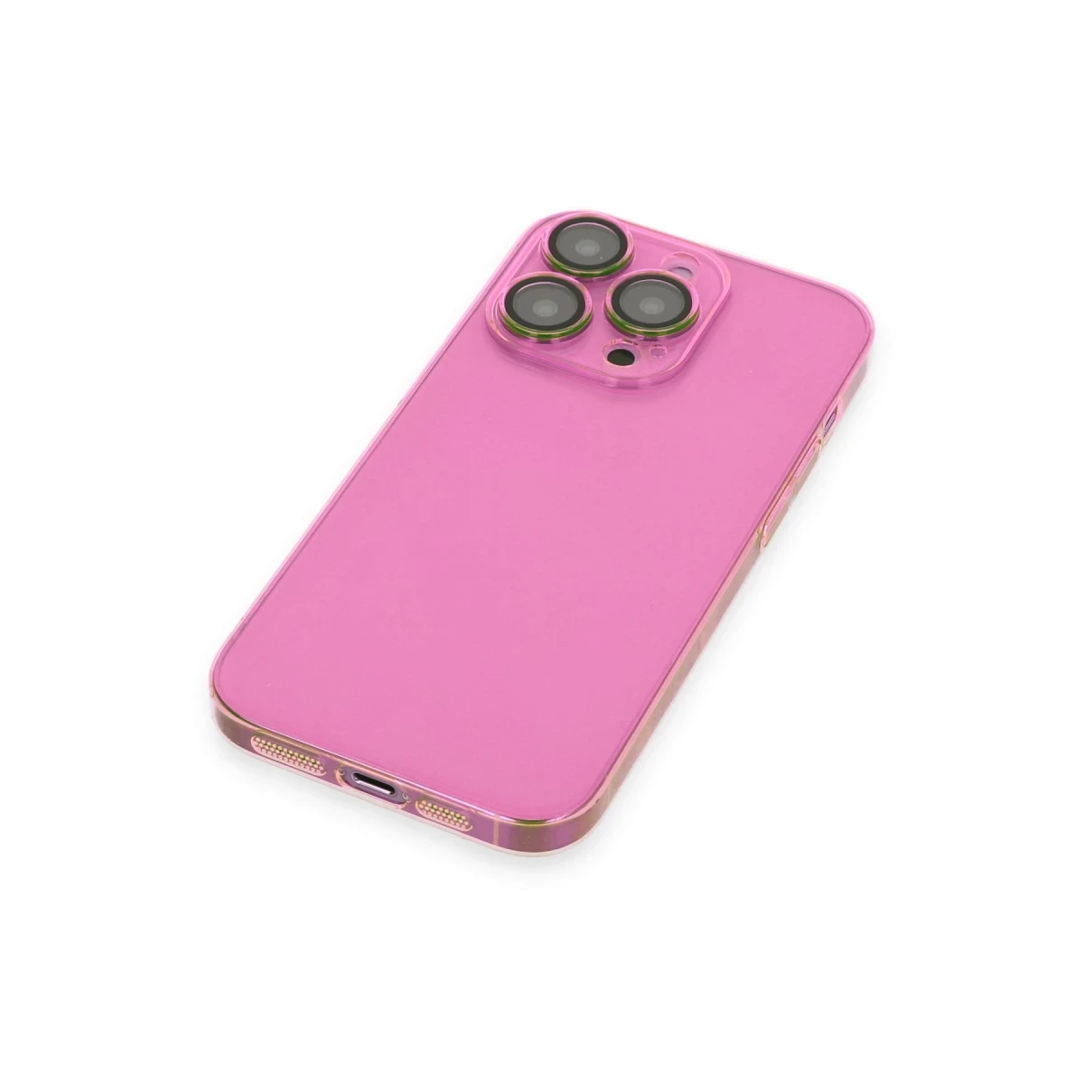 Apple iPhone 14 Pro Kılıf Armada Lensli Kapak - Pembe