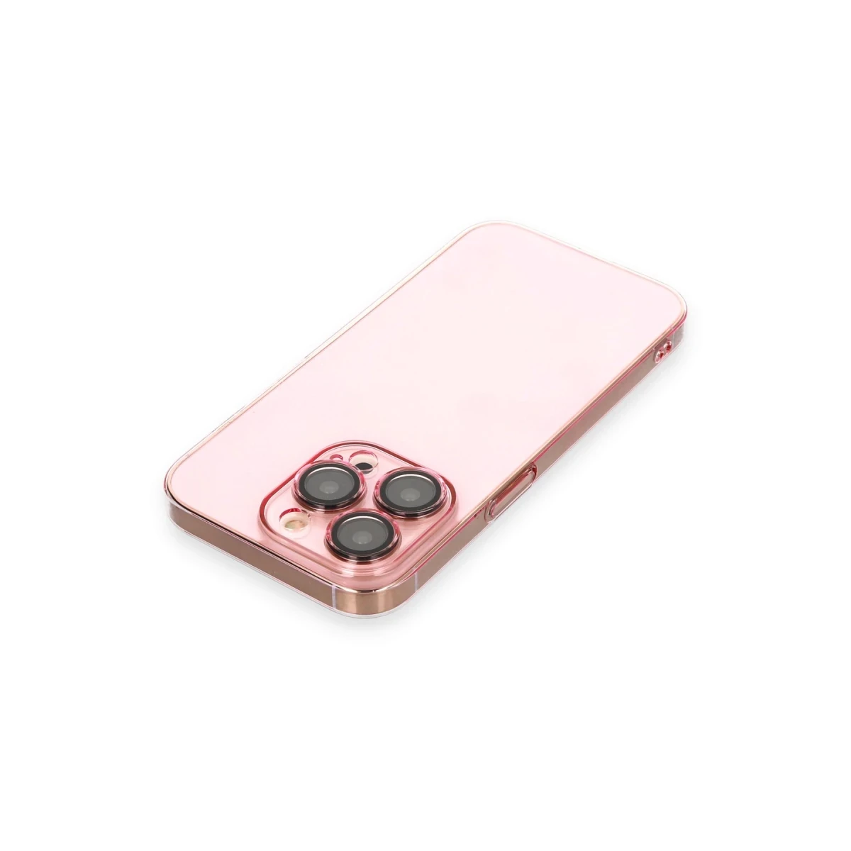 Apple iPhone 14 Pro Kılıf Armada Lensli Kapak - Rose Gold