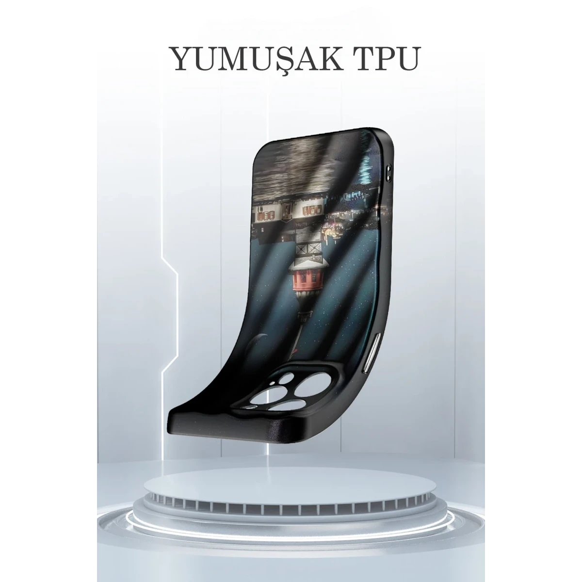Apple iPhone 14 Pro Kılıf Crew Desenli Kapak - Çiçek
