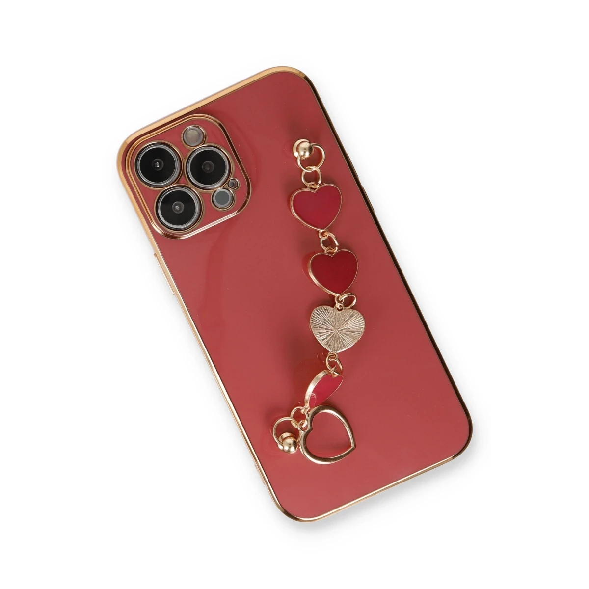 Apple iPhone 14 Pro Kılıf Esila Silikon - Kırmızı