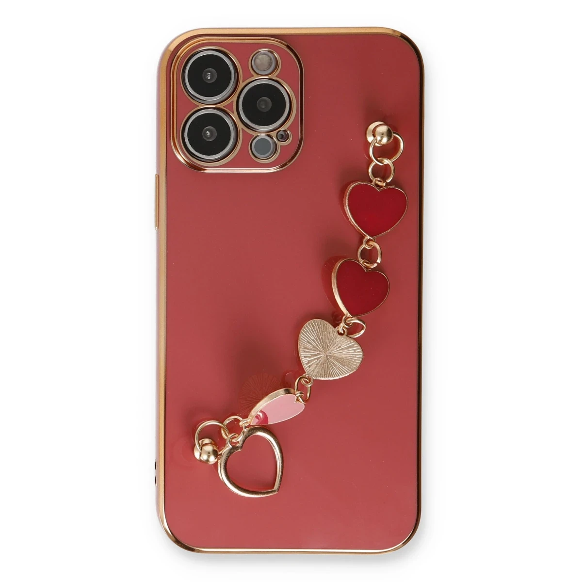 Apple iPhone 14 Pro Kılıf Esila Silikon - Kırmızı