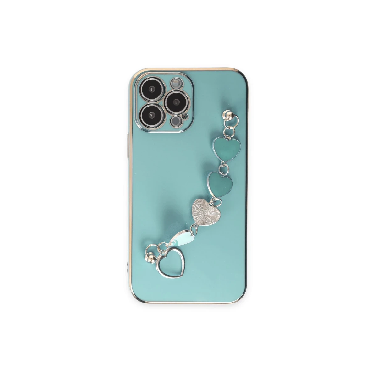 Apple iPhone 14 Pro Kılıf Esila Silikon - Su Yeşili