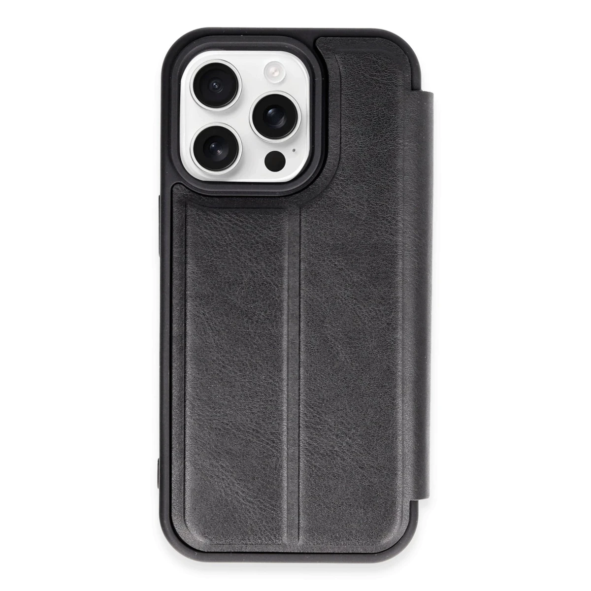 Apple iPhone 14 Pro Kılıf Flip Cover - Siyah