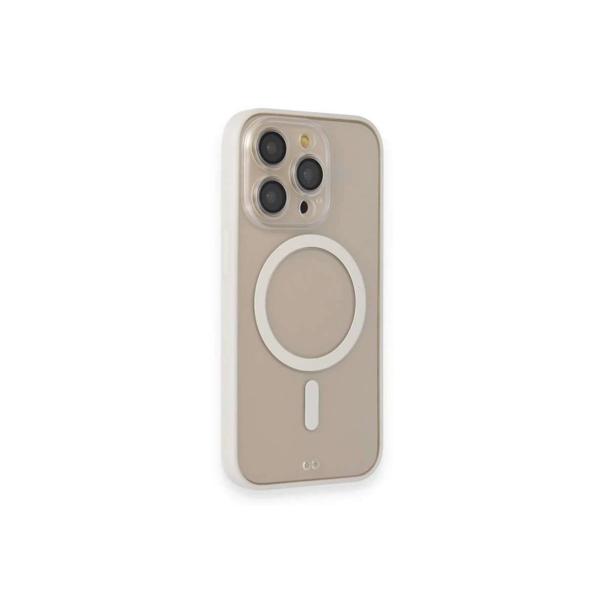 Apple iPhone 14 Pro Kılıf Grand Magneticsafe Kapak - Beyaz