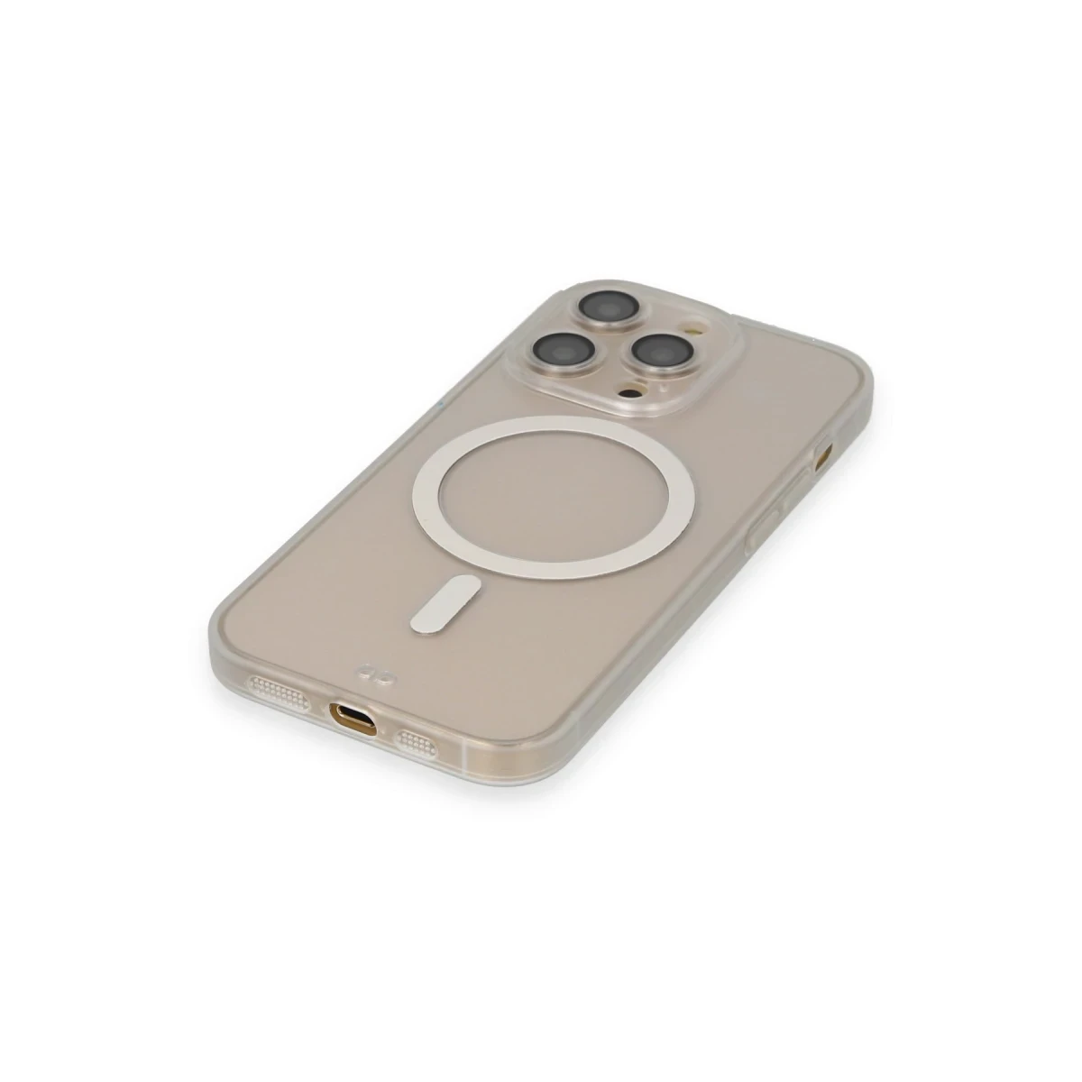Apple iPhone 14 Pro Kılıf Grand Magneticsafe Kapak - Şeffaf