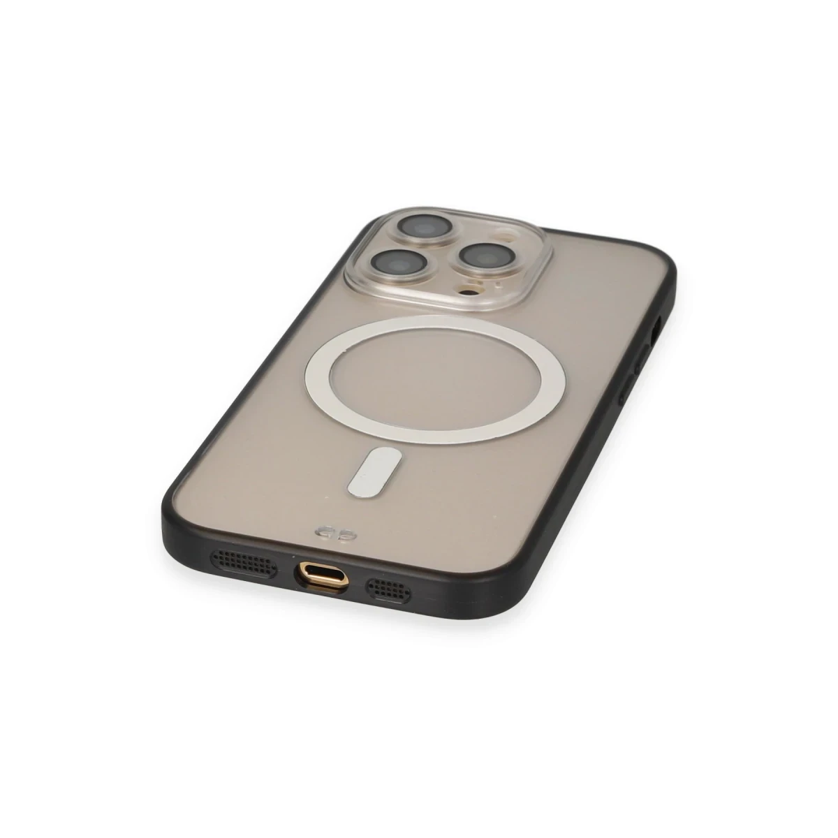 Apple iPhone 14 Pro Kılıf Grand Magneticsafe Kapak - Siyah