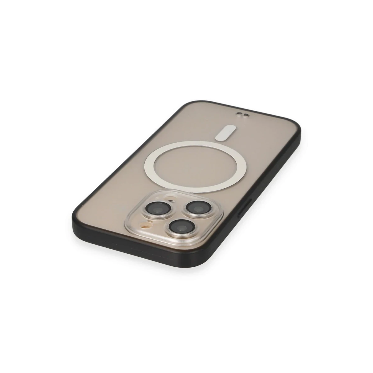 Apple iPhone 14 Pro Kılıf Grand Magneticsafe Kapak - Siyah