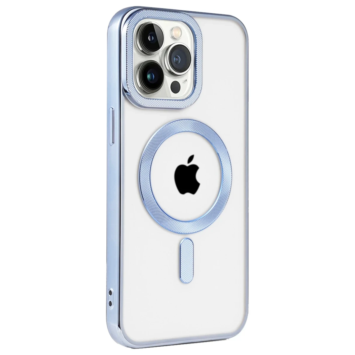 Apple iPhone 14 Pro Kılıf Kronos Magsafe Kapak - Sierra Blue