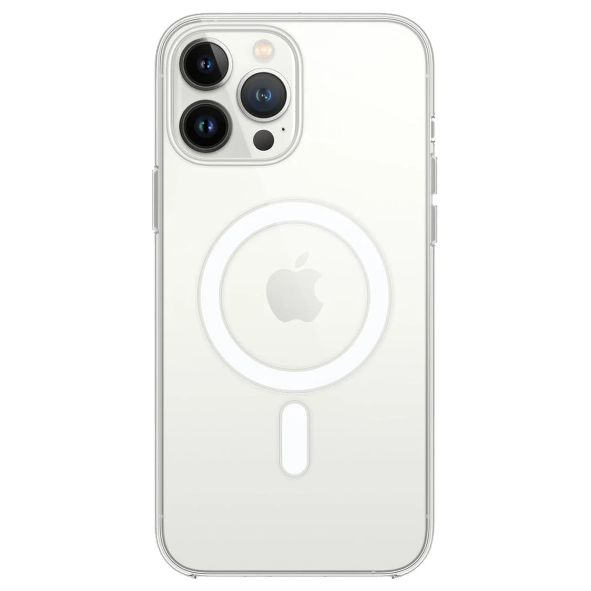 Apple iPhone 14 Pro Kılıf Magneticsafe Şeffaf Silikon - Şeffaf