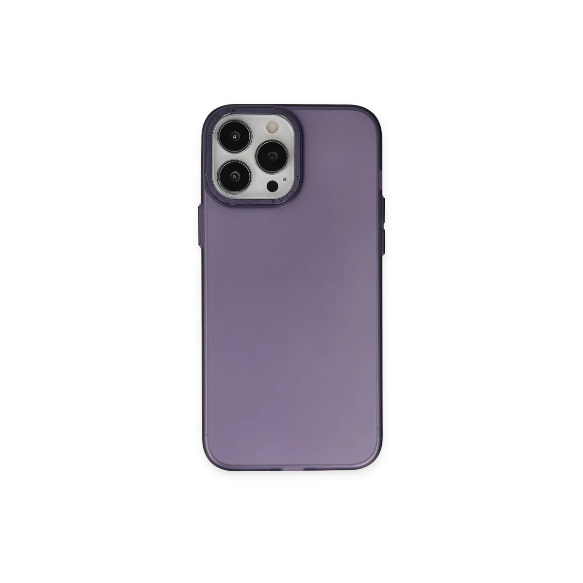 Apple iPhone 14 Pro Kılıf Modos Metal Kapak - Derin Mor