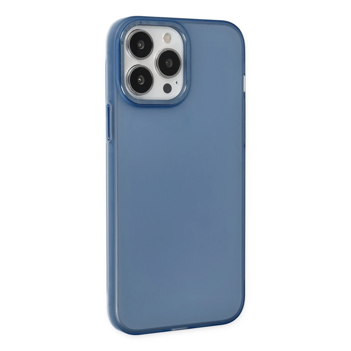Apple iPhone 14 Pro Kılıf Modos Metal Kapak - Lacivert
