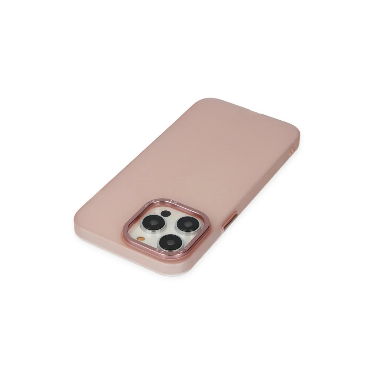 Apple iPhone 14 Pro Kılıf Modos Metal Kapak - Pembe