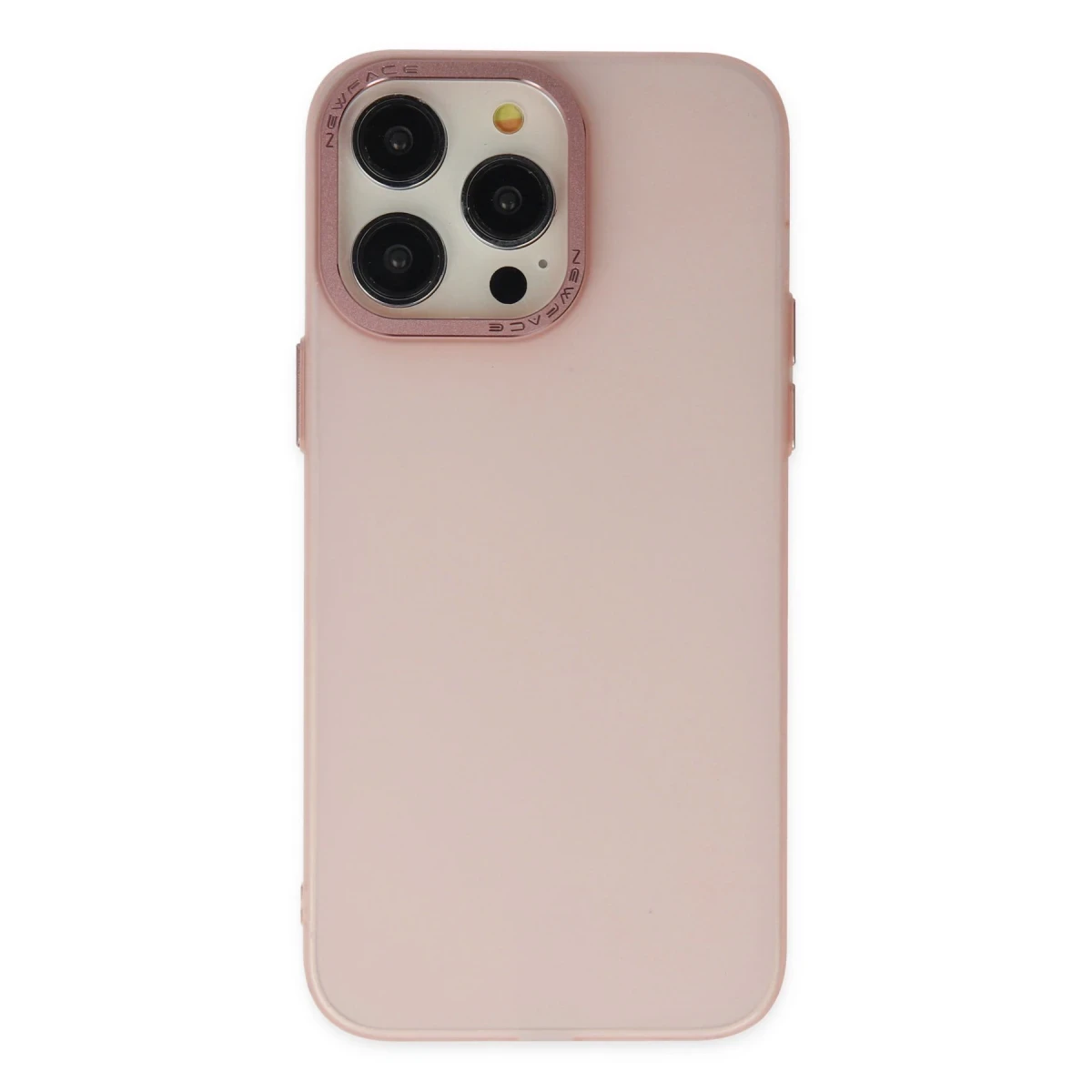 Apple iPhone 14 Pro Kılıf Modos Metal Kapak - Pembe