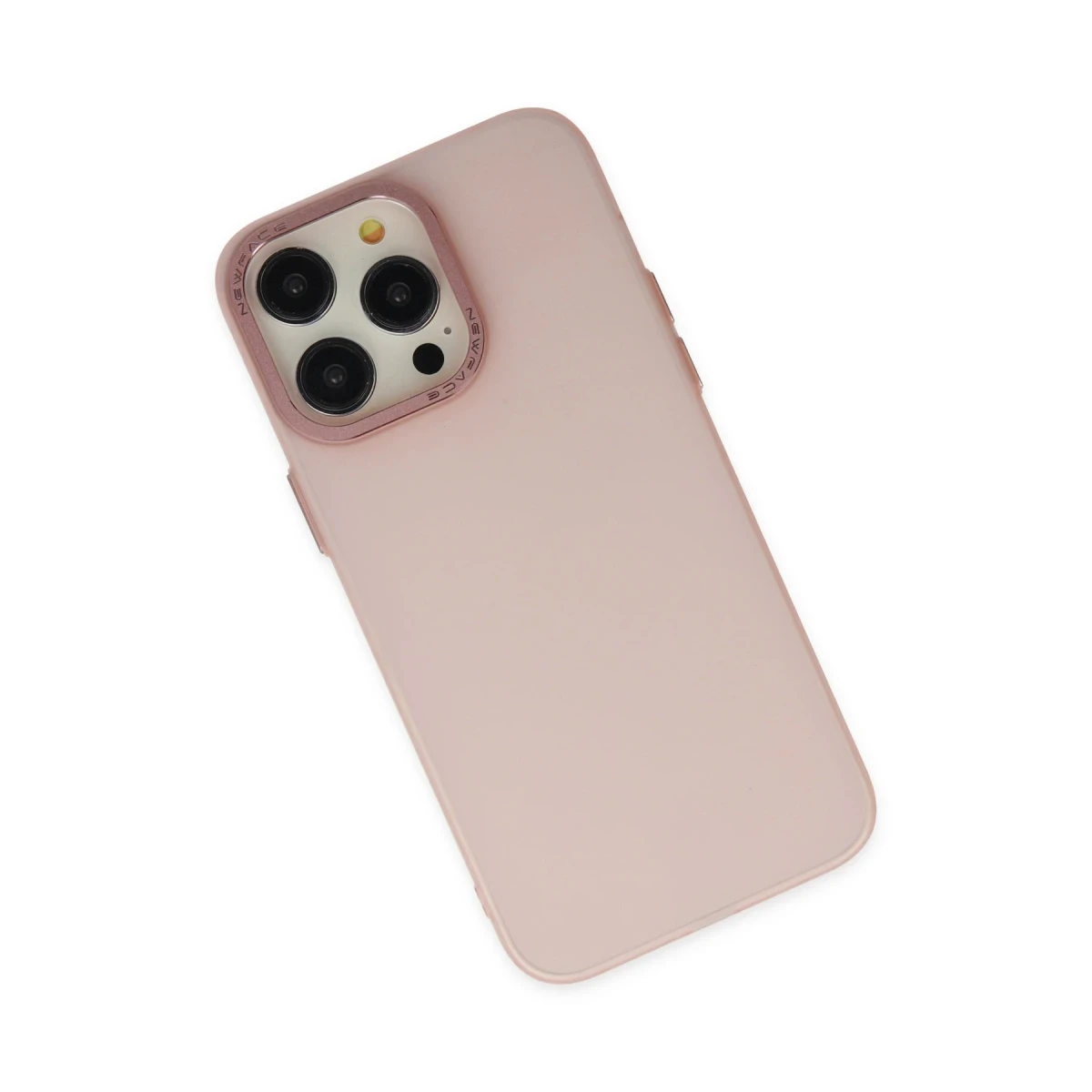 Apple iPhone 14 Pro Kılıf Modos Metal Kapak - Pembe