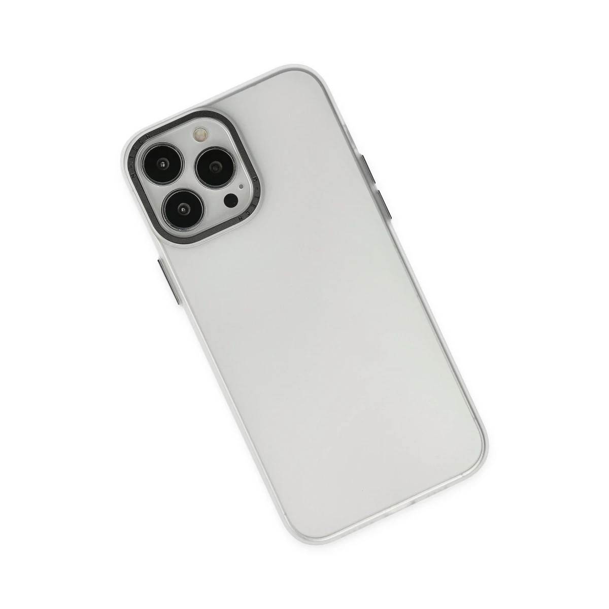 Apple iPhone 14 Pro Kılıf Modos Metal Kapak - Şeffaf