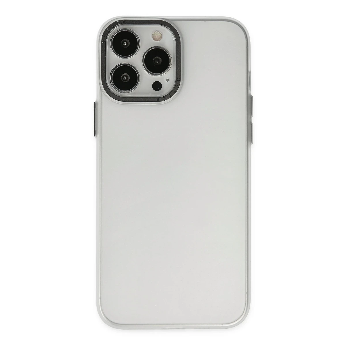 Apple iPhone 14 Pro Kılıf Modos Metal Kapak - Şeffaf