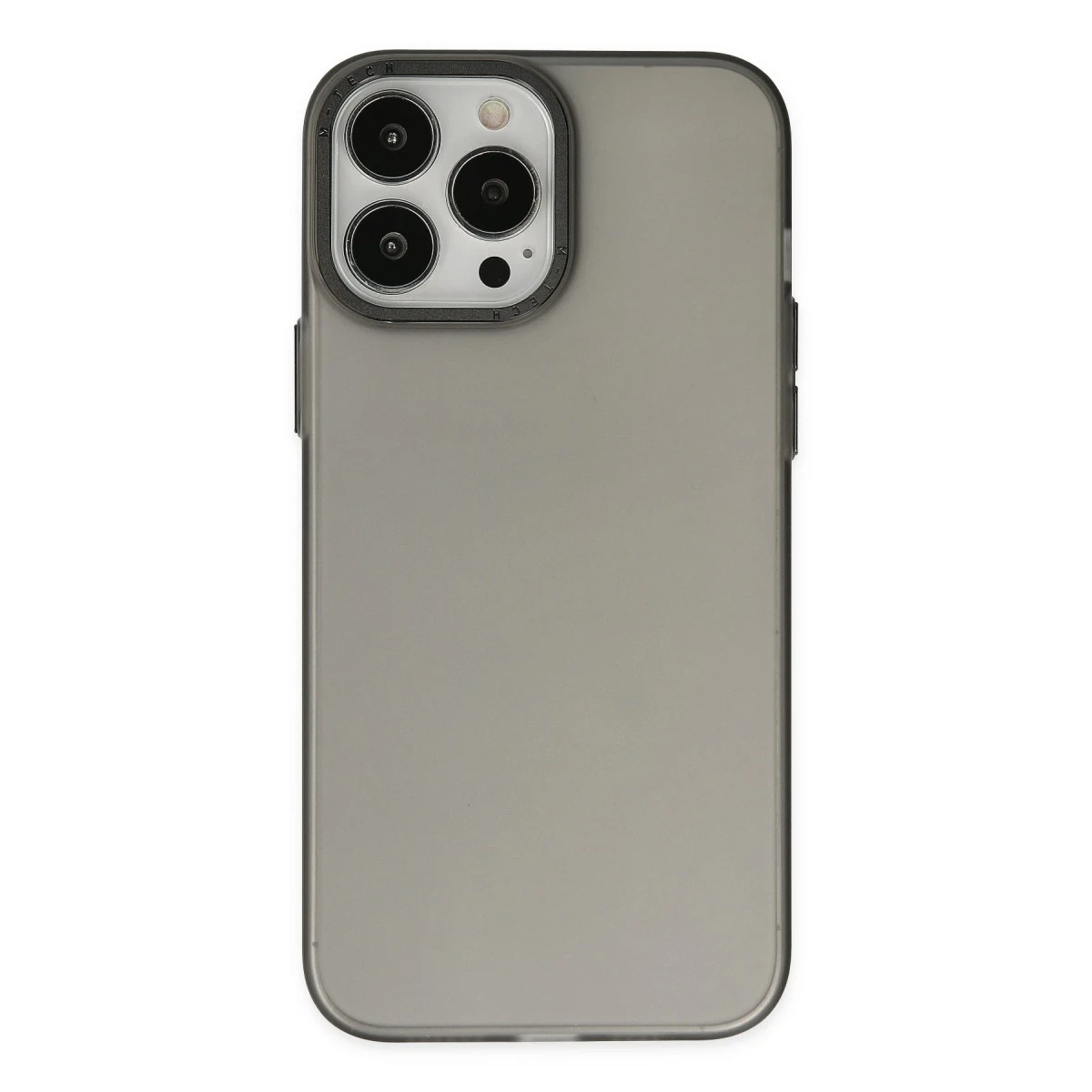 Apple iPhone 14 Pro Kılıf Modos Metal Kapak - Siyah