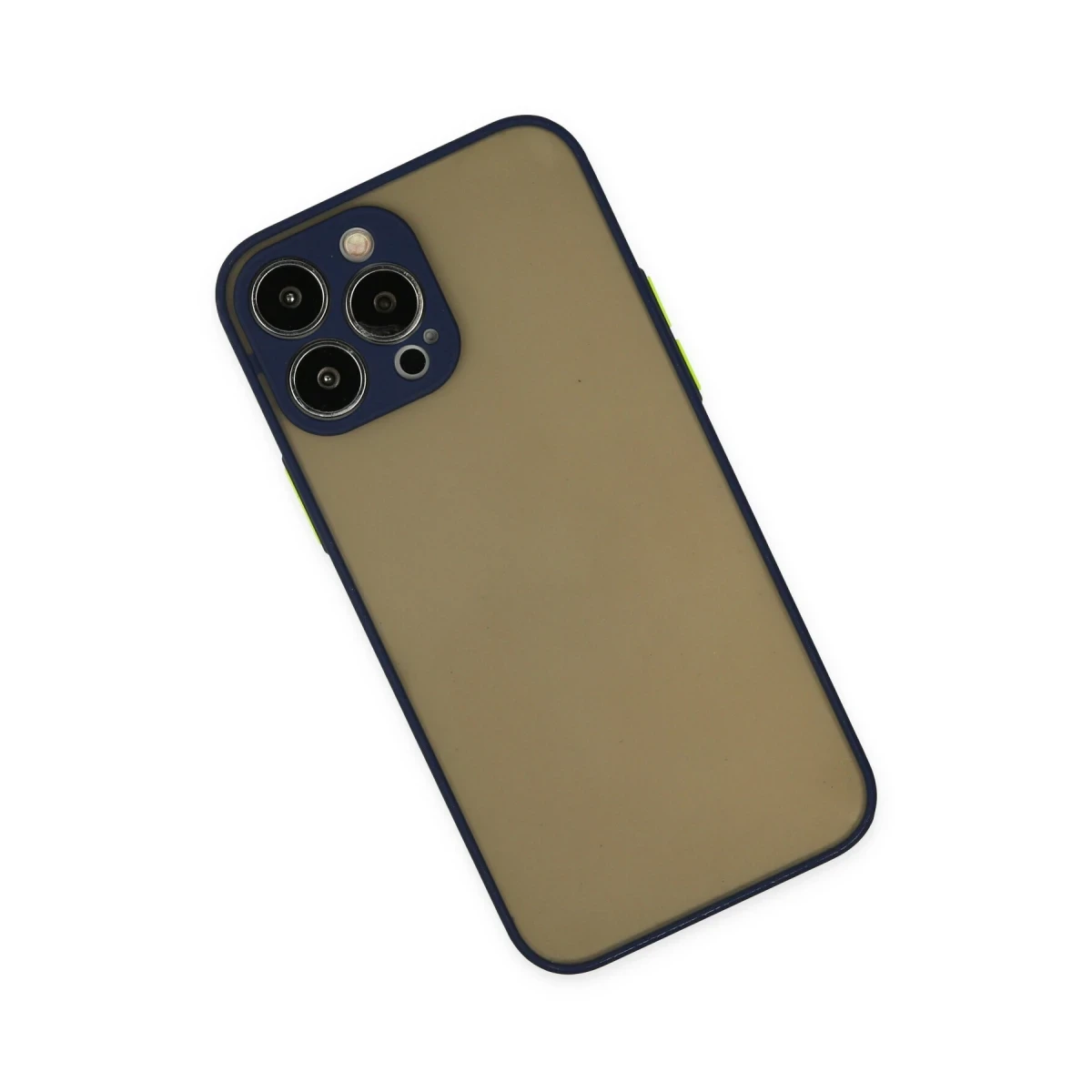 Apple iPhone 14 Pro Kılıf Montreal Silikon Kapak - Lacivert