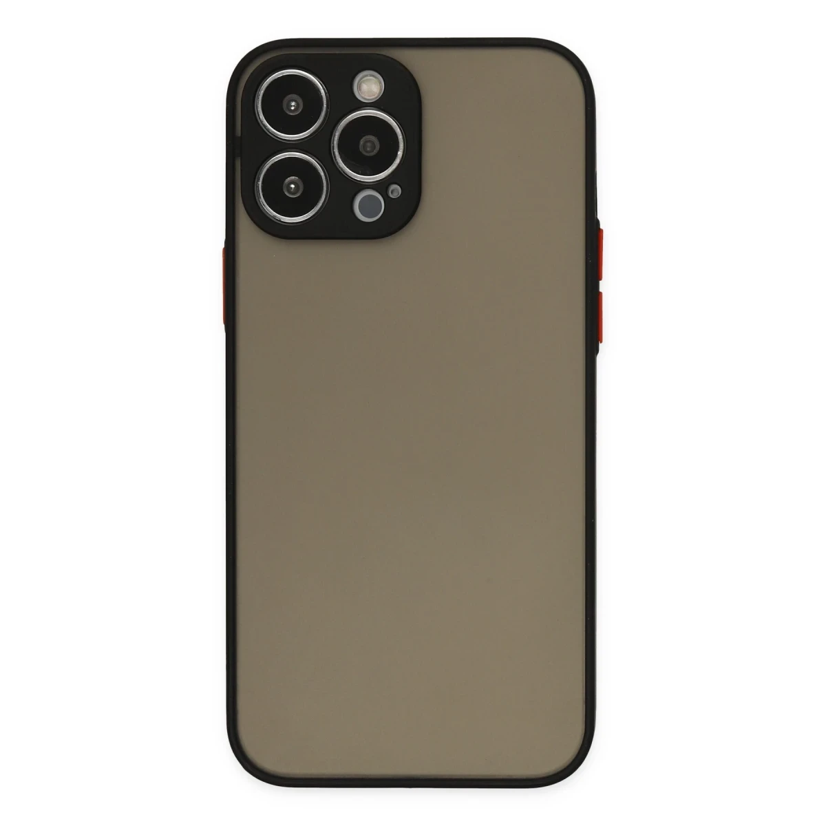 Apple iPhone 14 Pro Kılıf Montreal Silikon Kapak - Siyah
