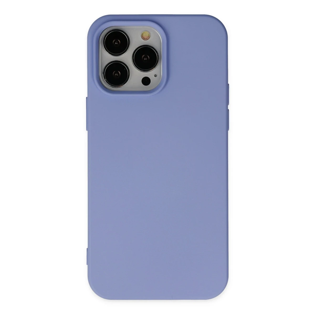 Apple iPhone 14 Pro Kılıf Nano içi Kadife Silikon - Lila