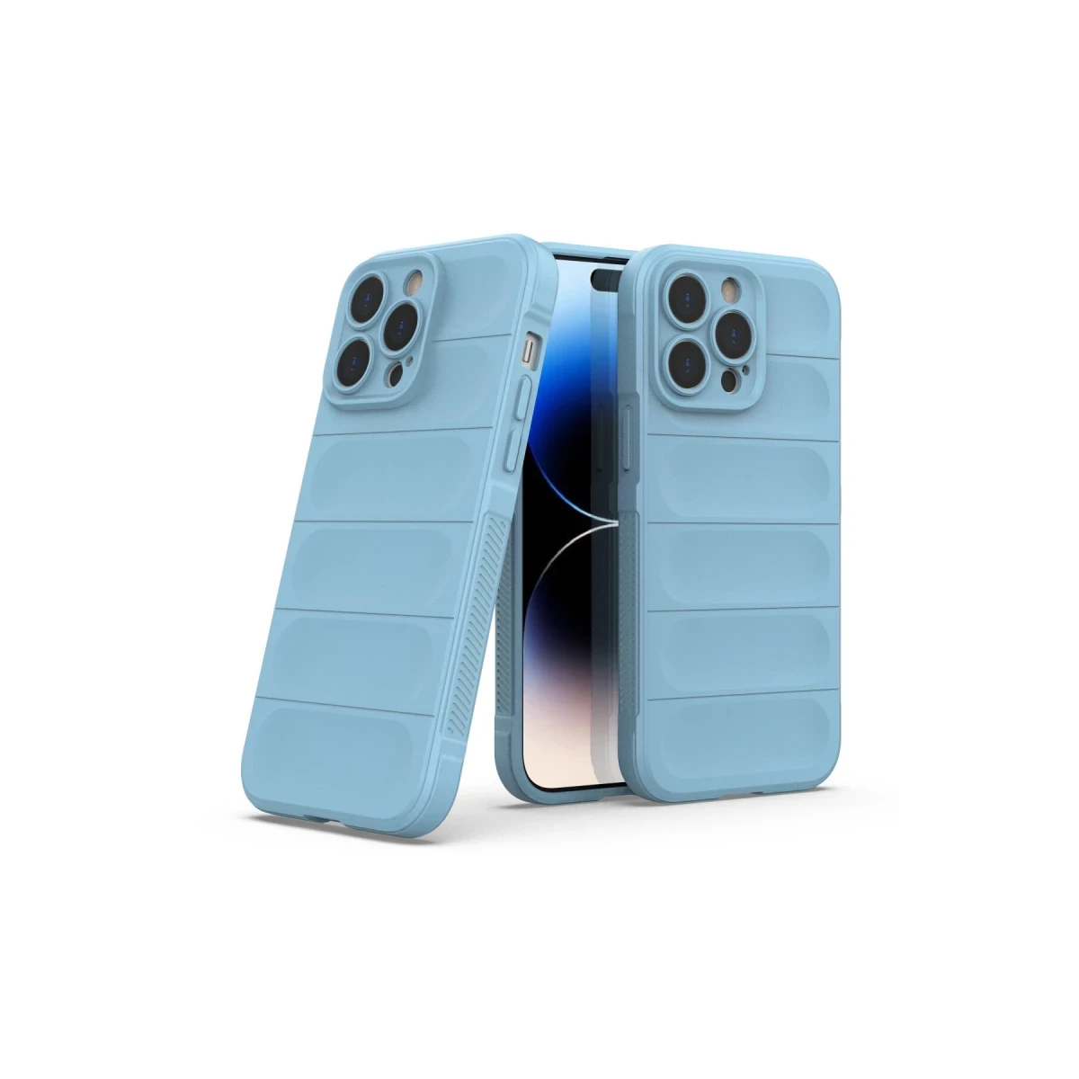 Apple iPhone 14 Pro Kılıf Optimum Silikon - Sky Blue