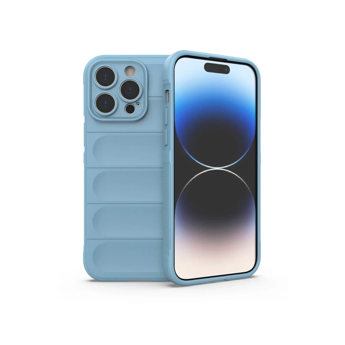 Apple iPhone 14 Pro Kılıf Optimum Silikon - Sky Blue